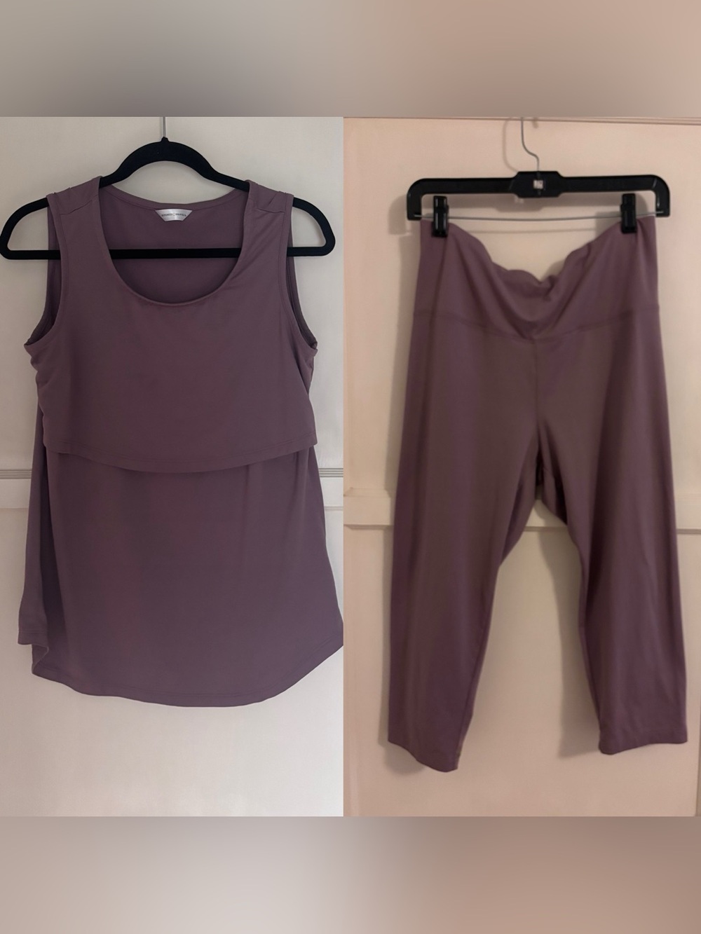 Kindred Bravely Nursing & Maternity Lounge set in light mauve